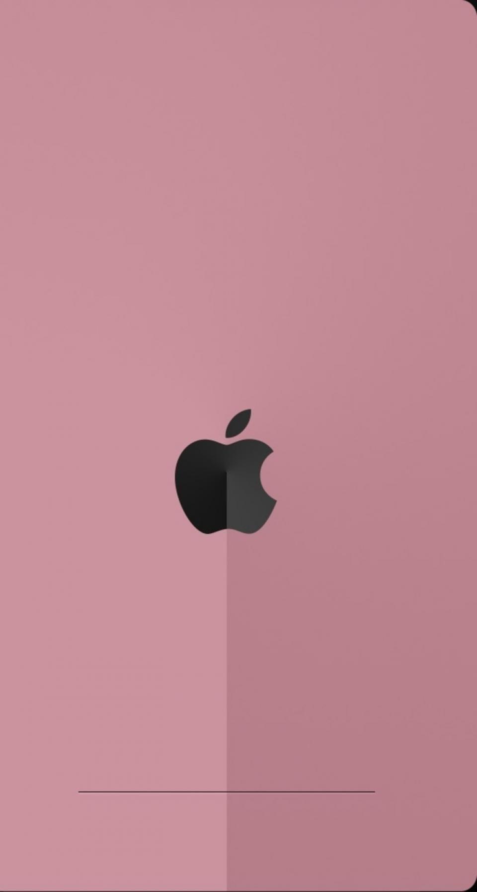 Pink Apple Logo Wallpapers Top Free Pink Apple Logo Backgrounds Wallpaperaccess