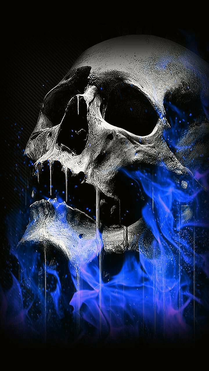 Download and discover more similar hd . Blue Skeleton Wallpapers Top Free Blue Skeleton Backgrounds Wallpaperaccess