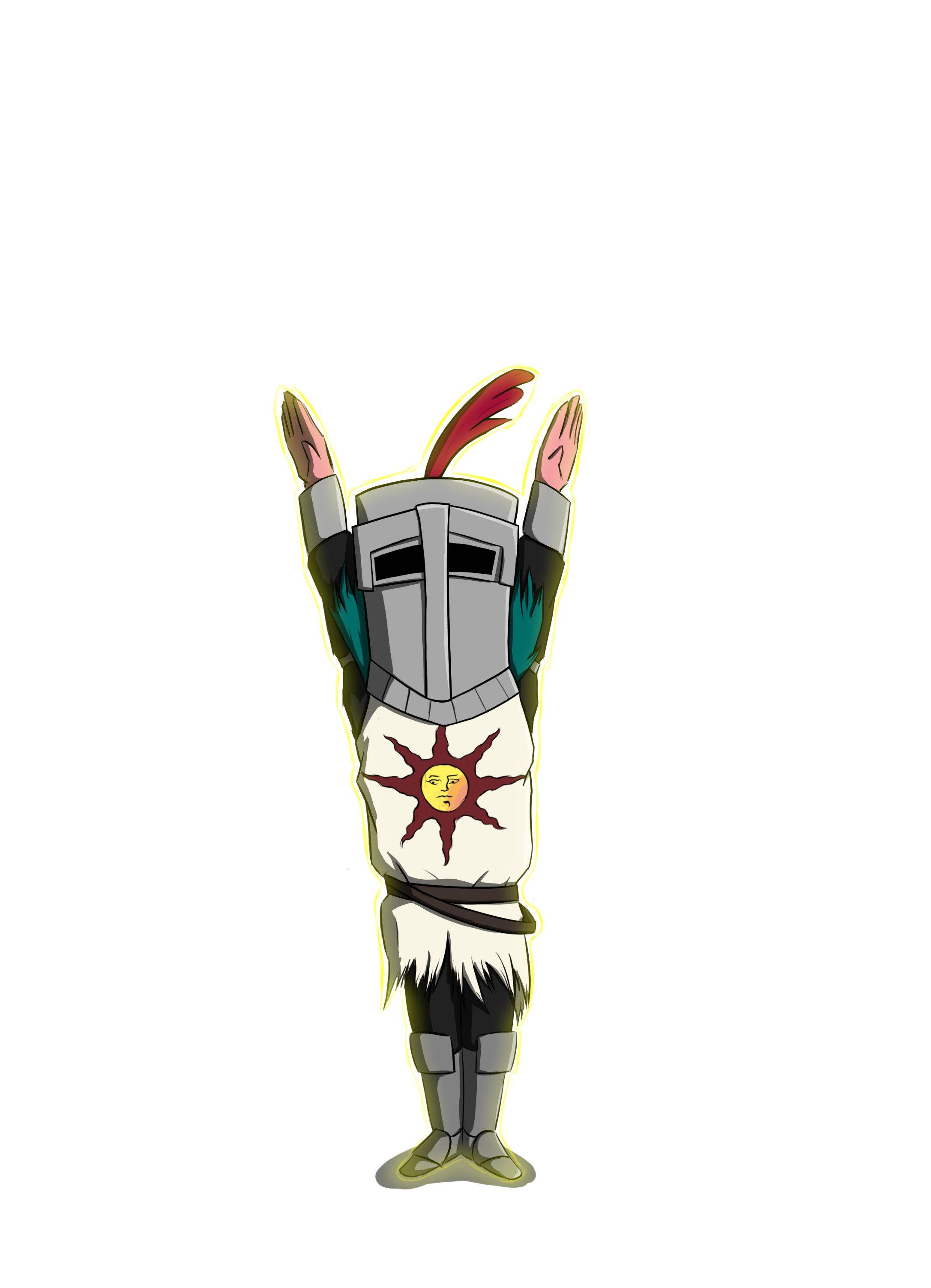Made in jolly collaboration with @valdotpng (they colored the first drawing & drew the lines for the . Solaire Dark Souls Iphone Wallpapers Top Free Solaire Dark Souls Iphone Backgrounds Wallpaperaccess