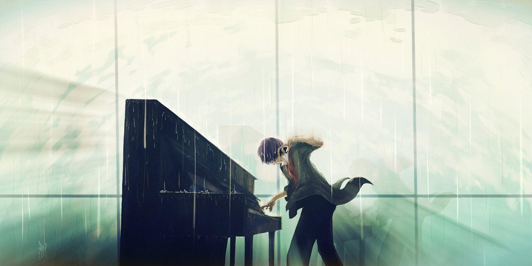 Desktop wallpaper piano, silhouette, space, illusion, anime hd for pc & mac, laptop, tablet, mobile phone. Anime Piano Wallpapers Top Free Anime Piano Backgrounds Wallpaperaccess