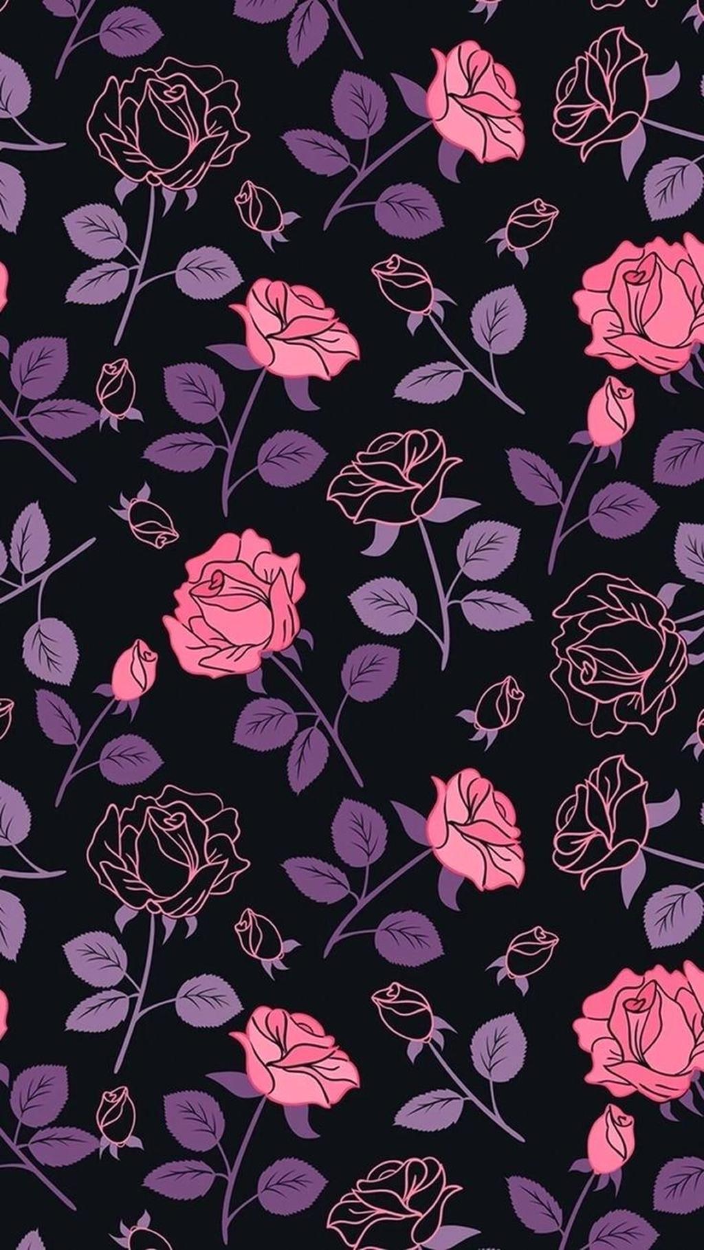 Flowers play a big role in our lives. Black Pink Floral Wallpapers Top Free Black Pink Floral Backgrounds Wallpaperaccess