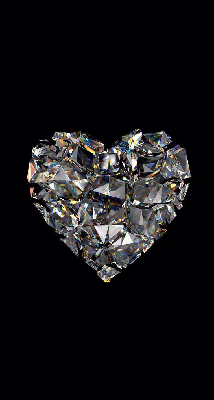 You can also upload and share your favorite gold diamond wallpapers. Diamond Heart Wallpapers Top Free Diamond Heart Backgrounds Wallpaperaccess