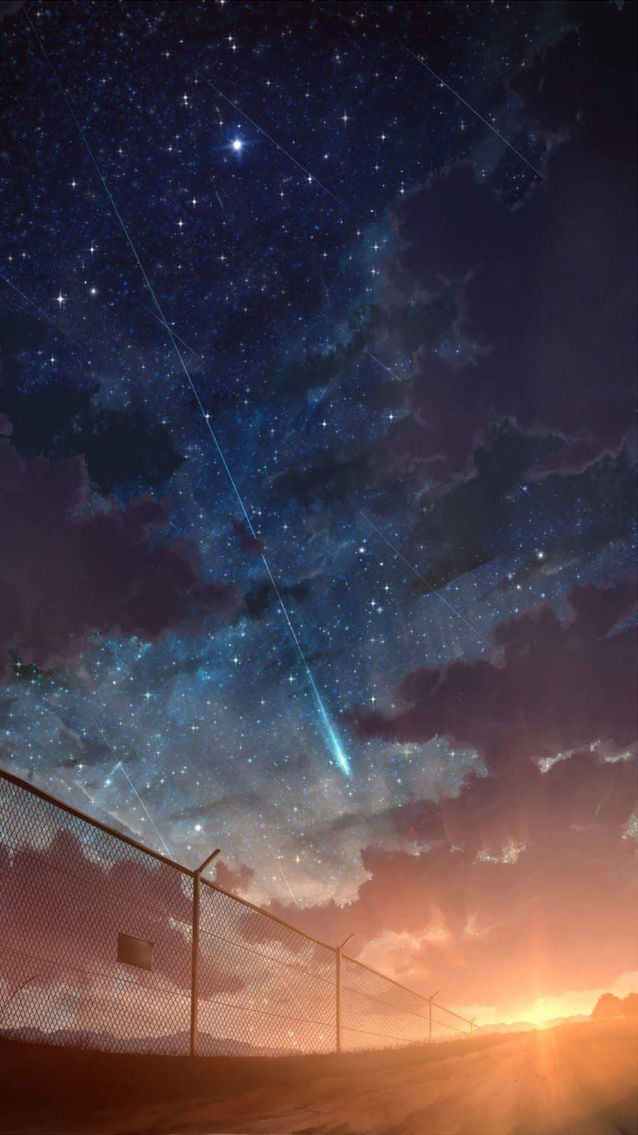 Sunset wallpapers hd background images wallpaper cart. Anime Sunset Iphone Wallpapers Top Nhá»¯ng Hinh Áº£nh Äáº¹p