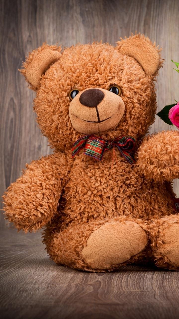 Toys studio 36 inch big teddy bear cute giant stuffed animals soft plush bear for girlfriend kids, pink. Cute Teddy Bear Aesthetic Wallpapers - Top Free Cute Teddy