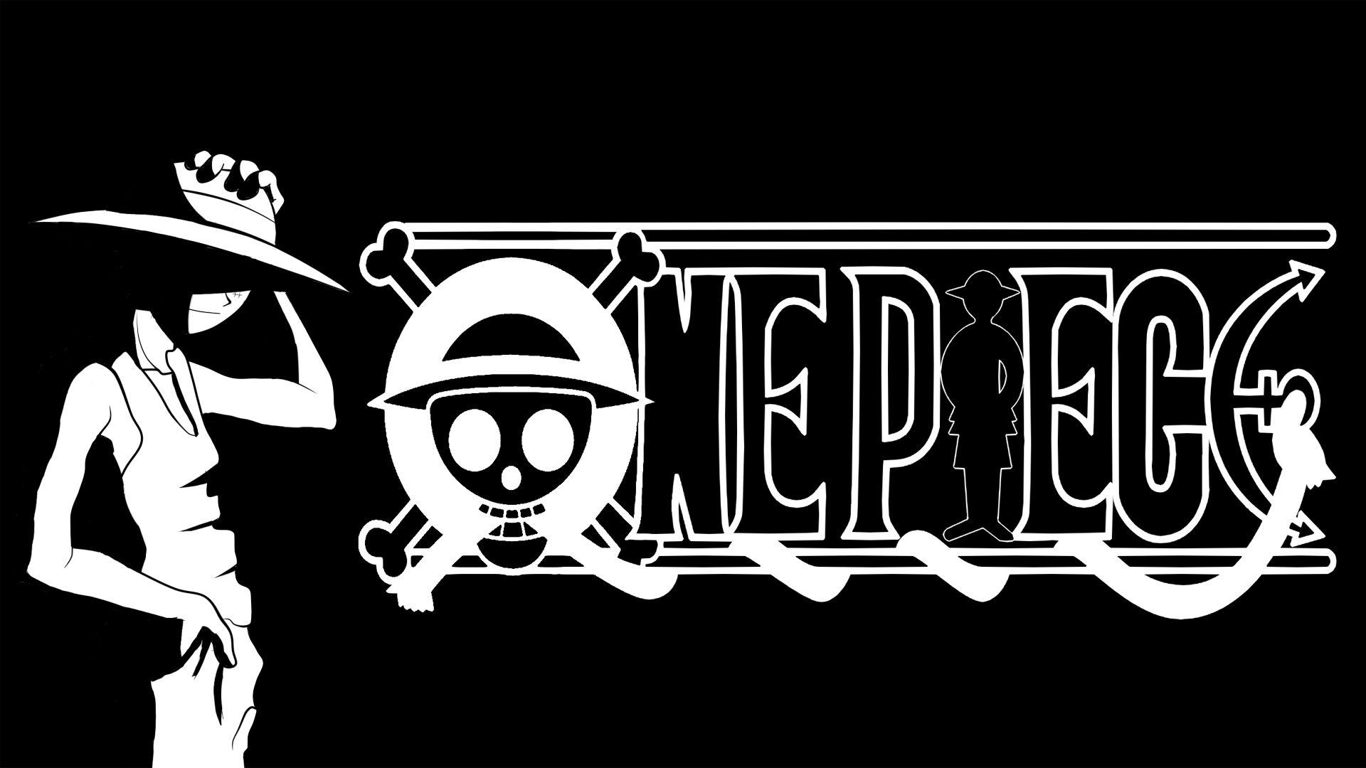 Luffy, dalam mencari harta karun yang . One Piece Logo Wallpapers Top Free One Piece Logo Backgrounds Wallpaperaccess