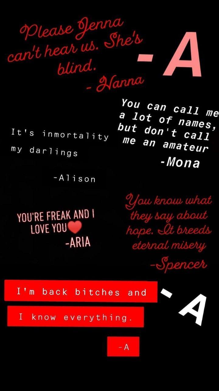 Get the imdb app · get the imdb app · view full site · help · site index · imdbpro · box office mojo · imdb developer. Pretty Little Liars Quotes Wallpapers Top Free Pretty Little Liars Quotes Backgrounds Wallpaperaccess