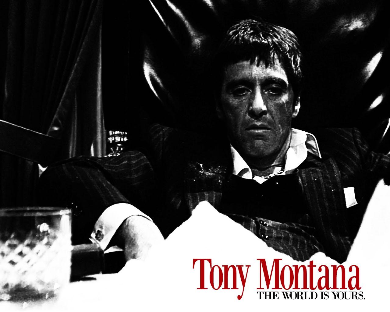 Handgeschilderd drieluik popart schilderij met tony montana in de film scarface. Scarface Movie Wallpapers Top Free Scarface Movie Backgrounds Wallpaperaccess