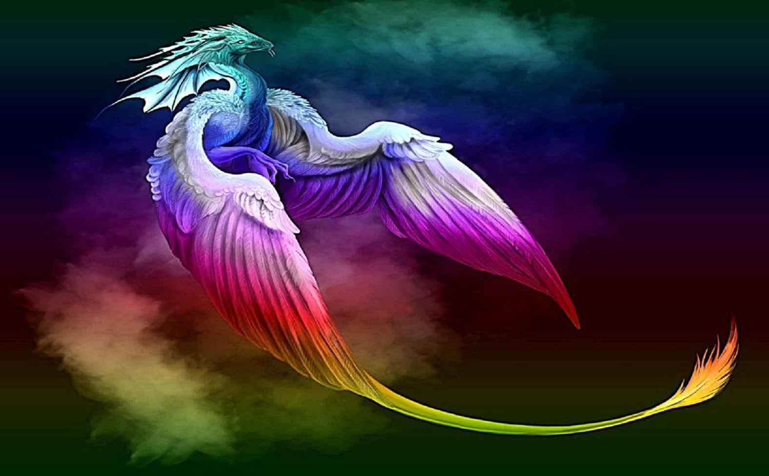 Check out this fantastic collection of cool dragon wallpapers, with 64 cool dragon background images for your desktop, phone or tablet. Big Rainbow Dragon Wallpapers Top Free Big Rainbow Dragon Backgrounds Wallpaperaccess