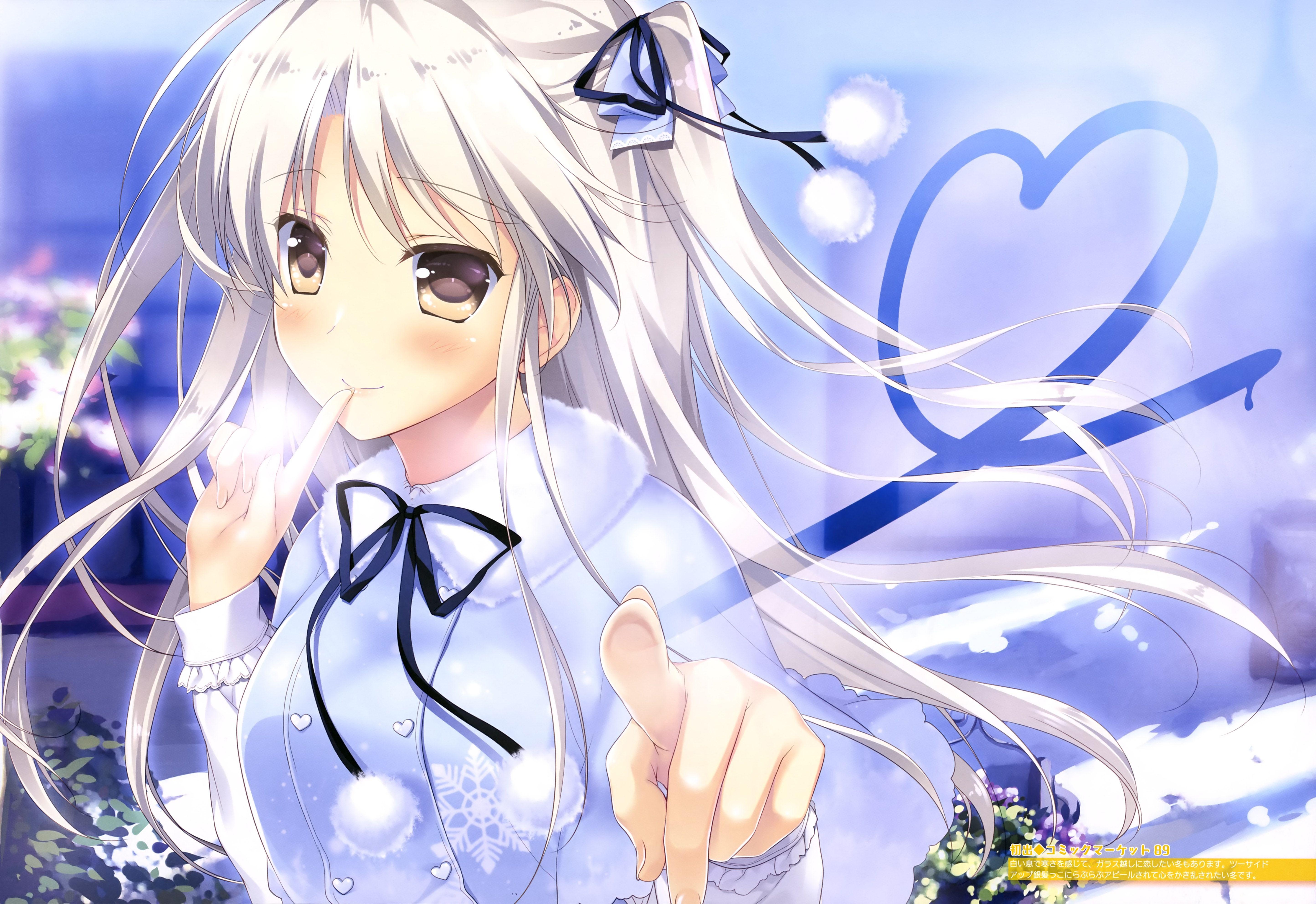 White Hair Anime Wallpapers Top Free White Hair Anime Backgrounds Wallpaperaccess