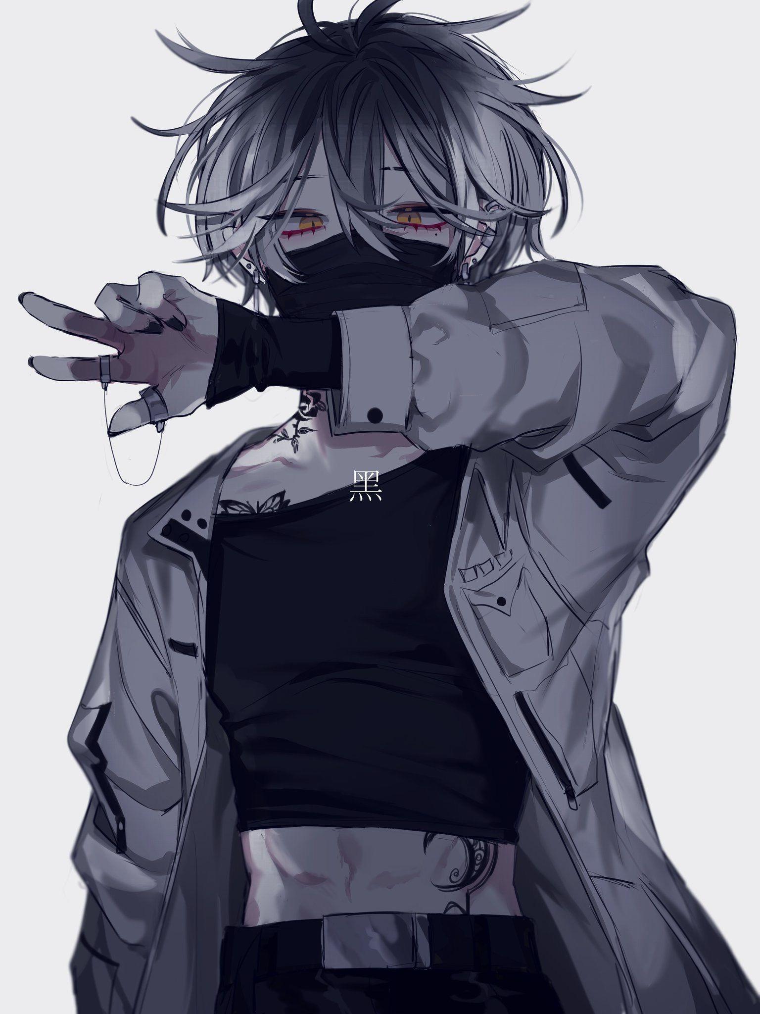 Cool Dark Anime Boy Wallpapers Top Free Cool Dark Anime Boy Backgrounds Wallpaperaccess