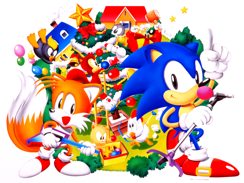 It's worth noting that only sonic team's twitter showcased the image, with sonic's own account last seen sharing a christmas post. Sonic Christmas Wallpapers Top Free Sonic Christmas Backgrounds Wallpaperaccess