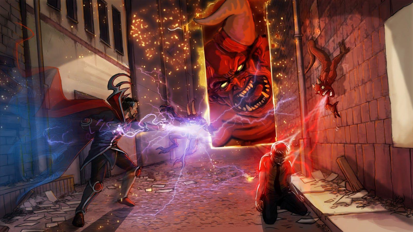 The batman who laughs (bruce wayne) is a fictional supervillain appearing in american comic books published by dc comics.he is the evil counterpart and alternate version of batman within the dark multiverse.he is depicted as a hybrid of both batman (bruce wayne) and batman's arch enemy joker and is a member of the dark knights. Doctor Strange Wallpapers - Wallpaper Cave