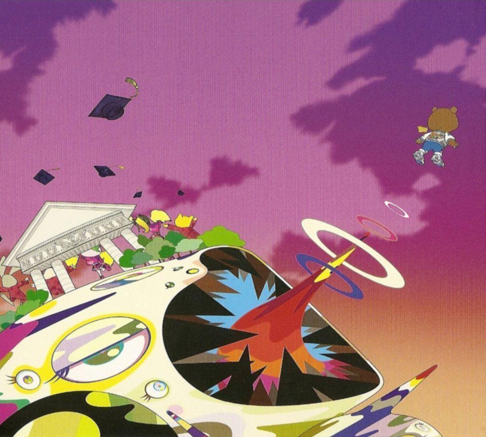 Contemporary japanese artist takashi murakami is the creator of the album artwork for kanye west's 3rd major album, graduation. Kanye West Graduation Wallpapers - Wallpaper Cave