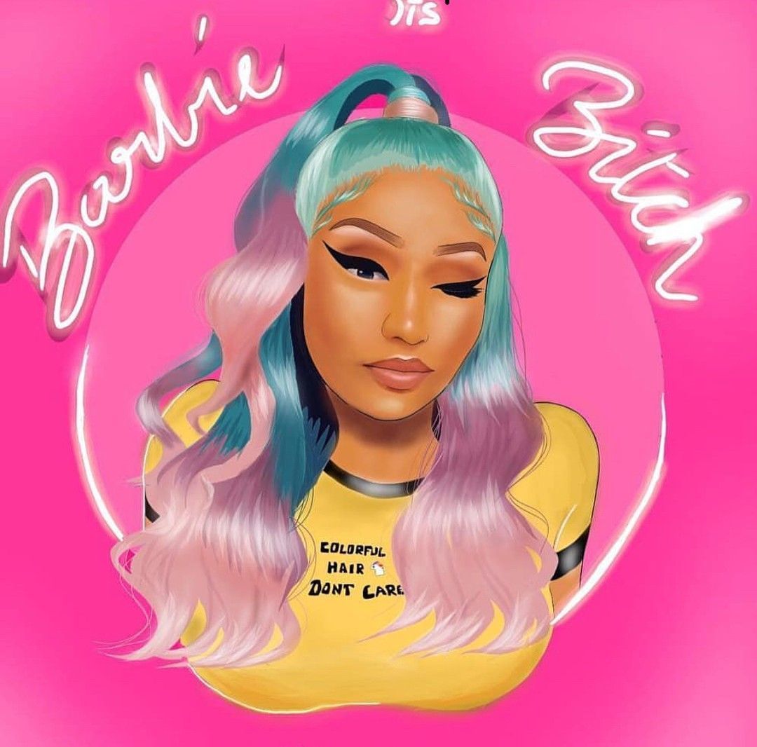 This clipart image is transparent backgroud and png format. Nicki Minaj Cartoon Wallpapers Wallpaper Cave