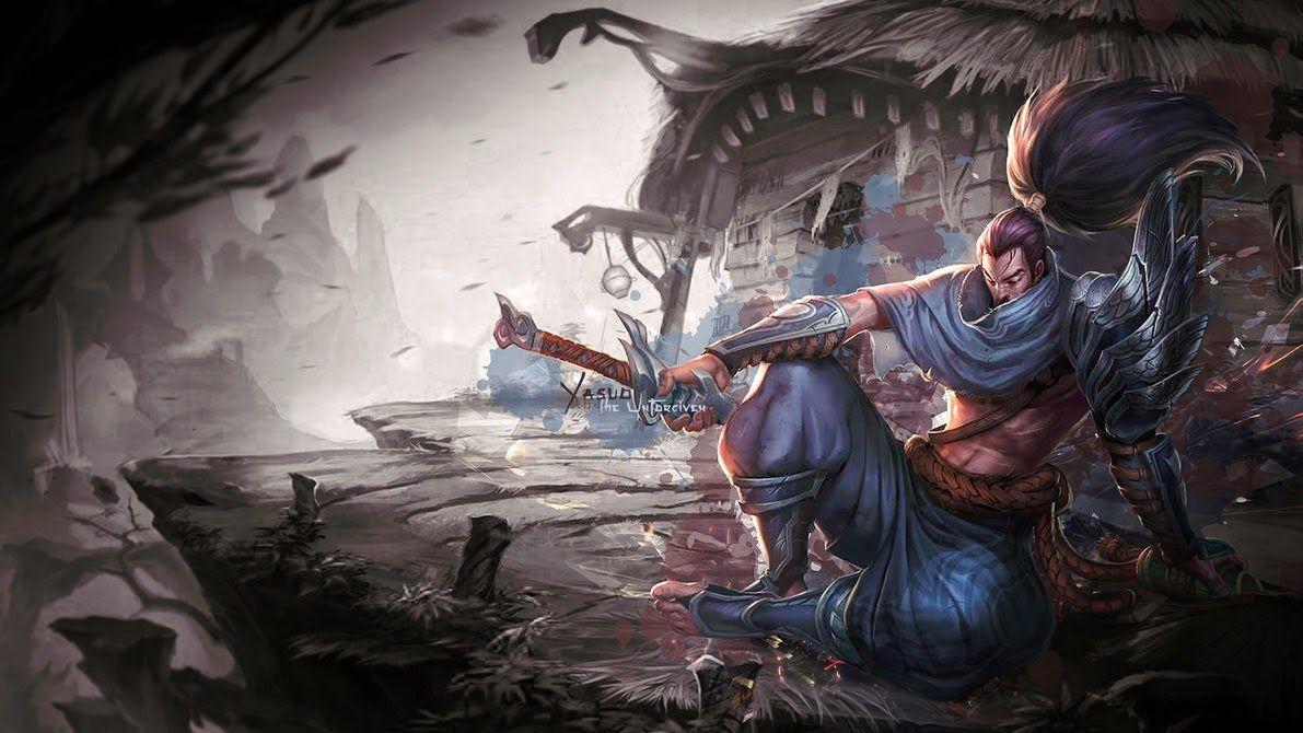 I was wondering if someone has a gif of yasuo flashing, from a bush at bot. Yasou Wallpapers - Wallpaper Cave