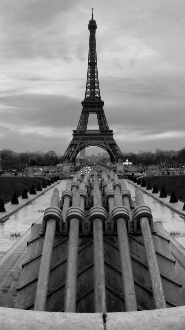 Paris, eiffel tower, france, painting, europe, travel, river, postcards, world. Eiffel Tower Black And White Wallpapers Wallpaper Cave
