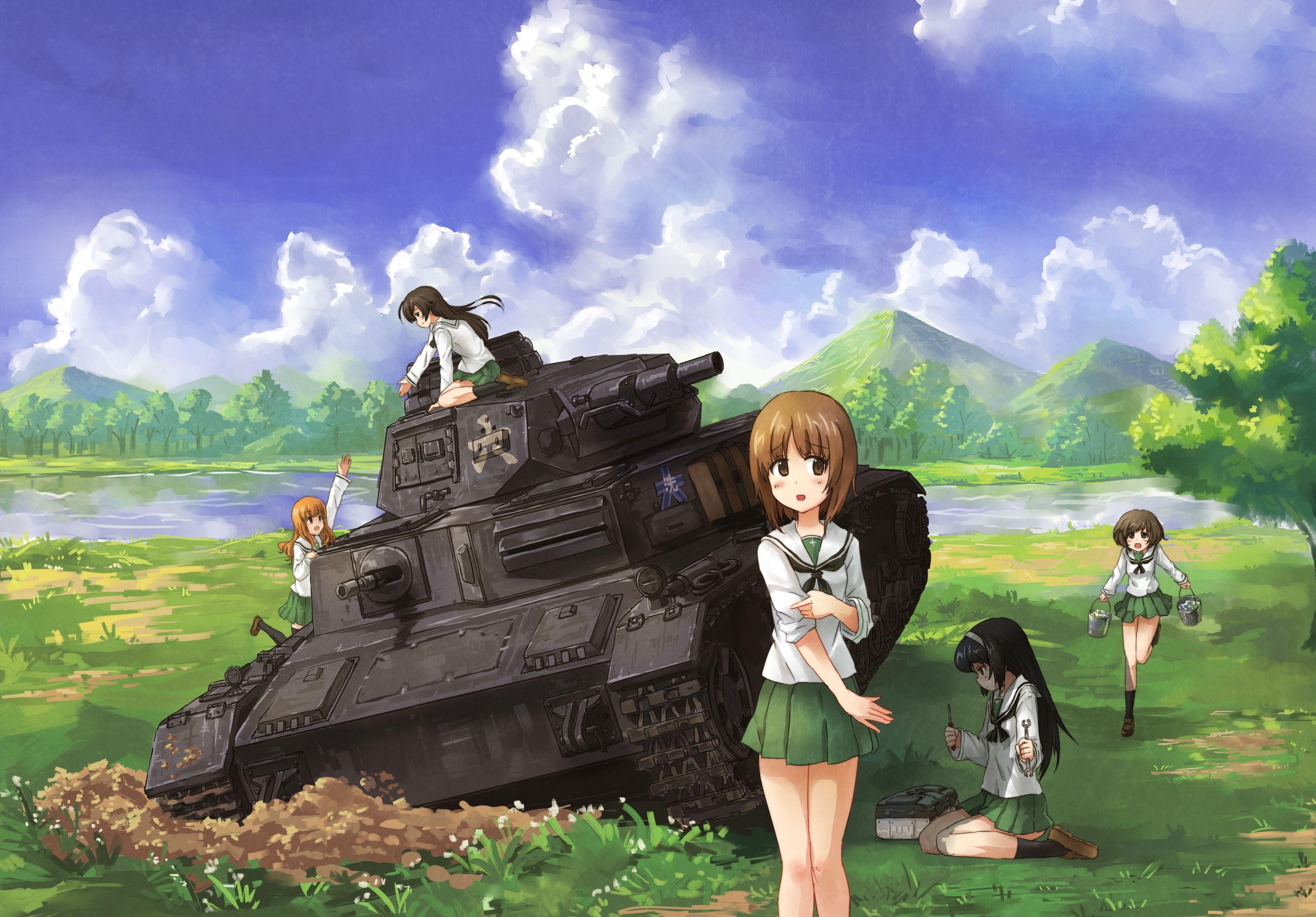 Girls und panzer mobile phone wallpaper id 54277 戦車 イラスト 壁紙 アニメ 戦車. Girls Und Panzer Wallpapers Wallpaper Cave