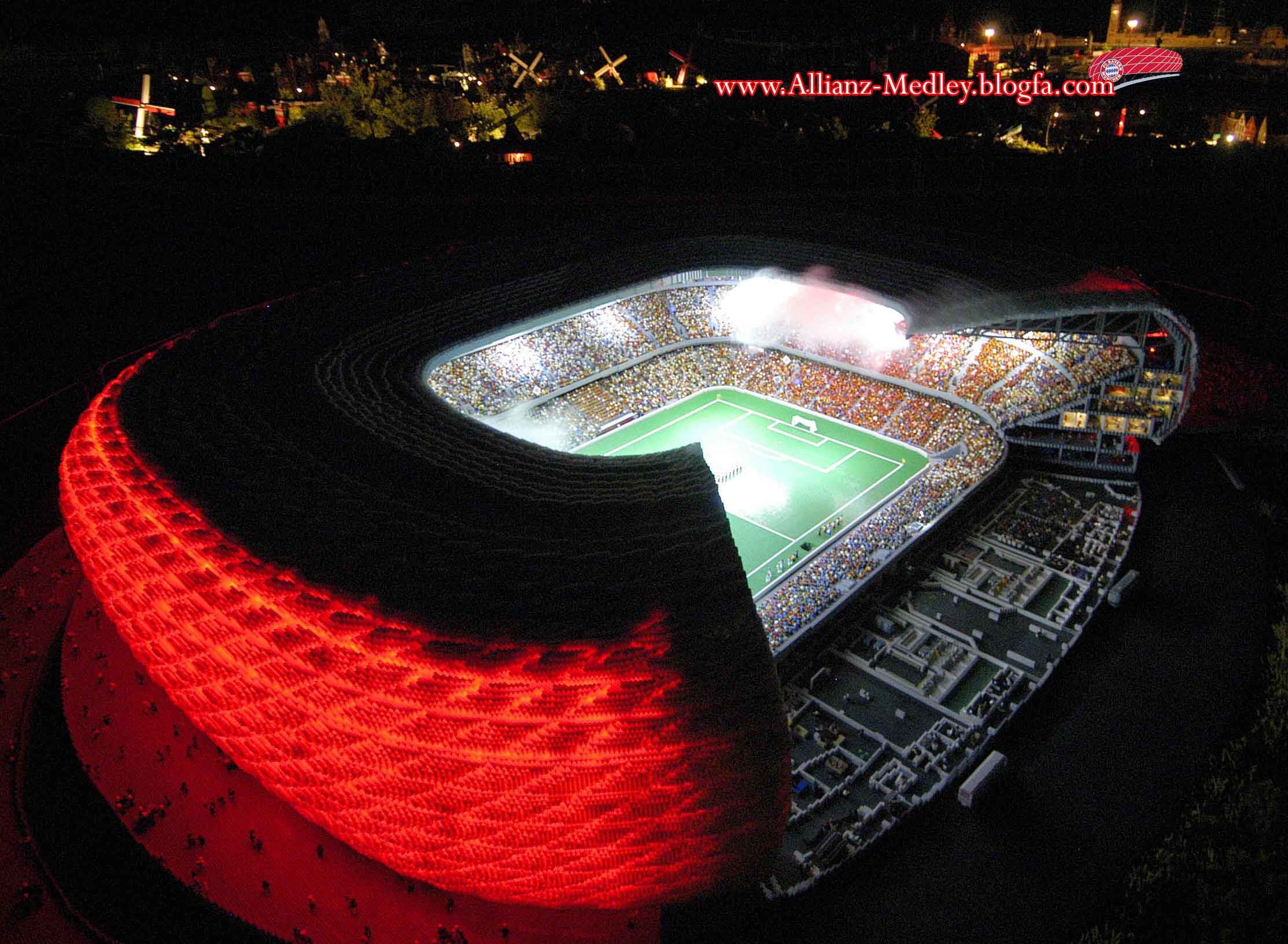 Scarica sfondi il bayern monaco, 4k, club di calcio tedesco, la bundesliga, la grana di pelle, emblema, il bayern logo, monaco di baviera, in germania, . Allianz Arena HD Wallpapers - Wallpaper Cave