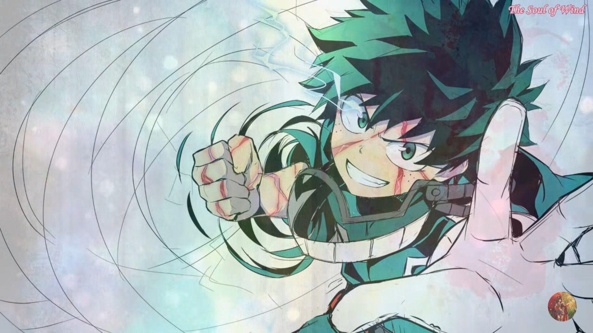 Wallpaper Deku Smash Novocom Top