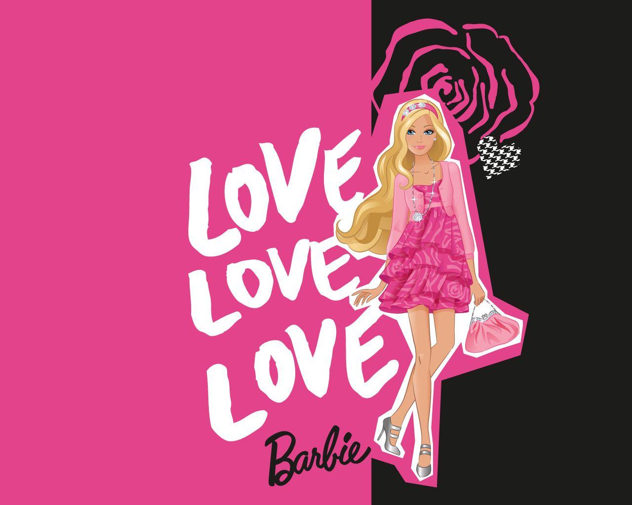 Barbie Logo Wallpapers Wallpaper Cave