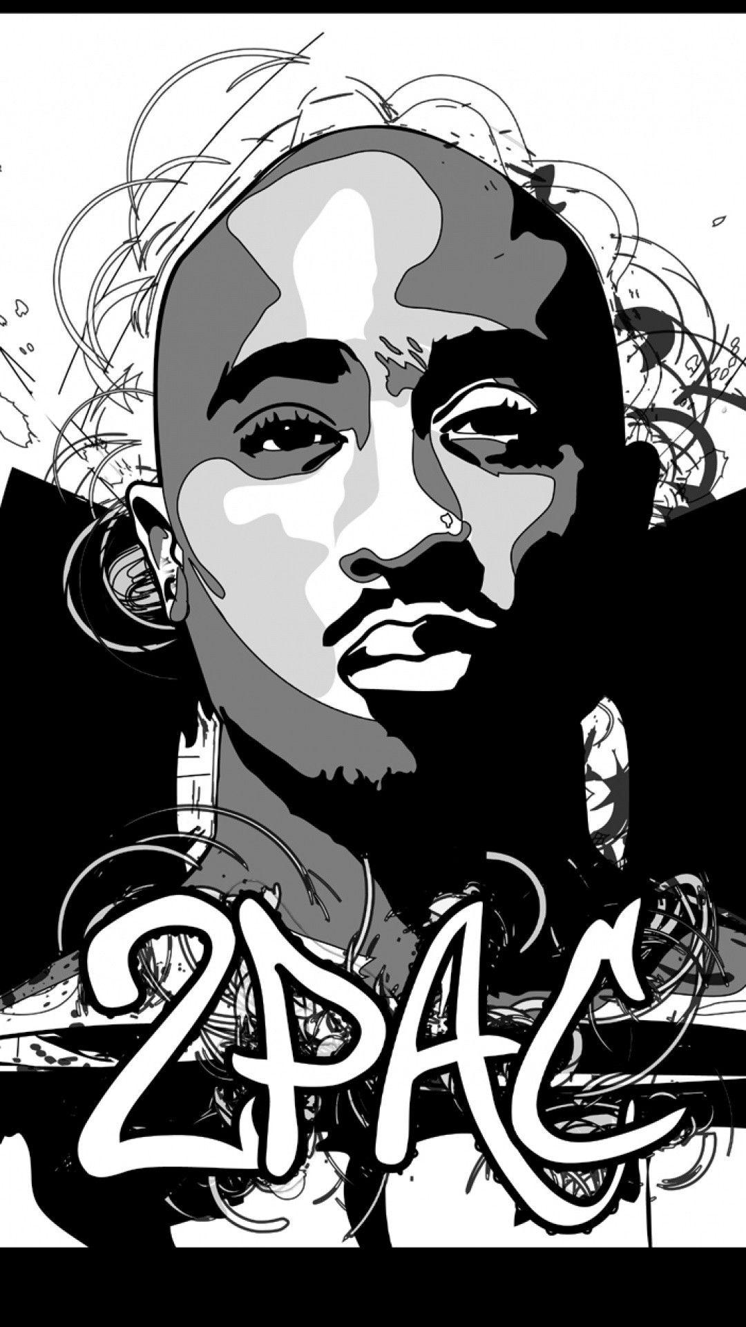 Three men's face illustration, 2pac tupac, 2pac backgrounds, rapper, download 3840x2400 tupac. 2Pac Wallpapers iPhone - Wallpaper Cave