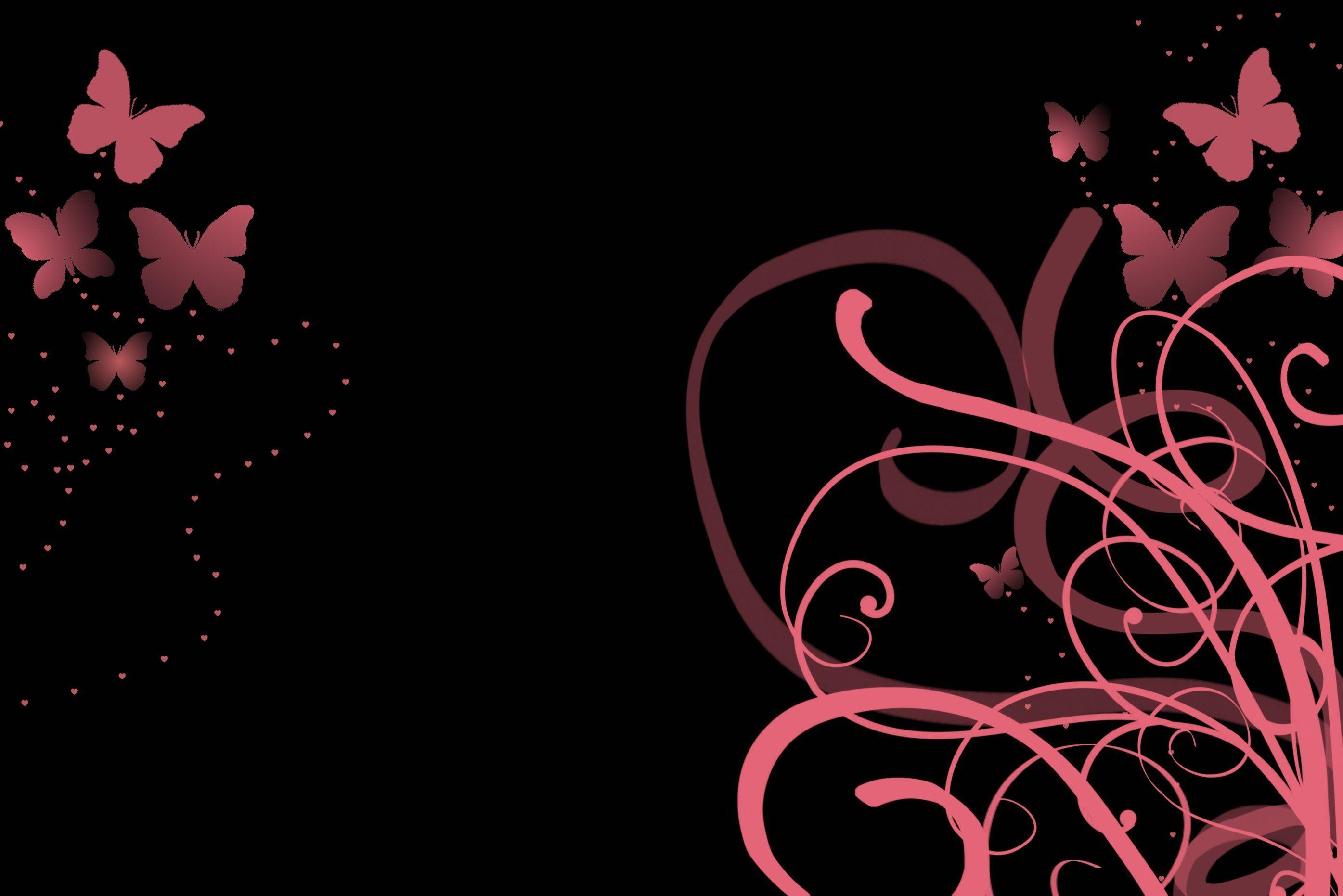 Buy and downloads this pink flower wallpaper from our store page. Black And Pink Butterflies Wallpapers Wallpaper Cave