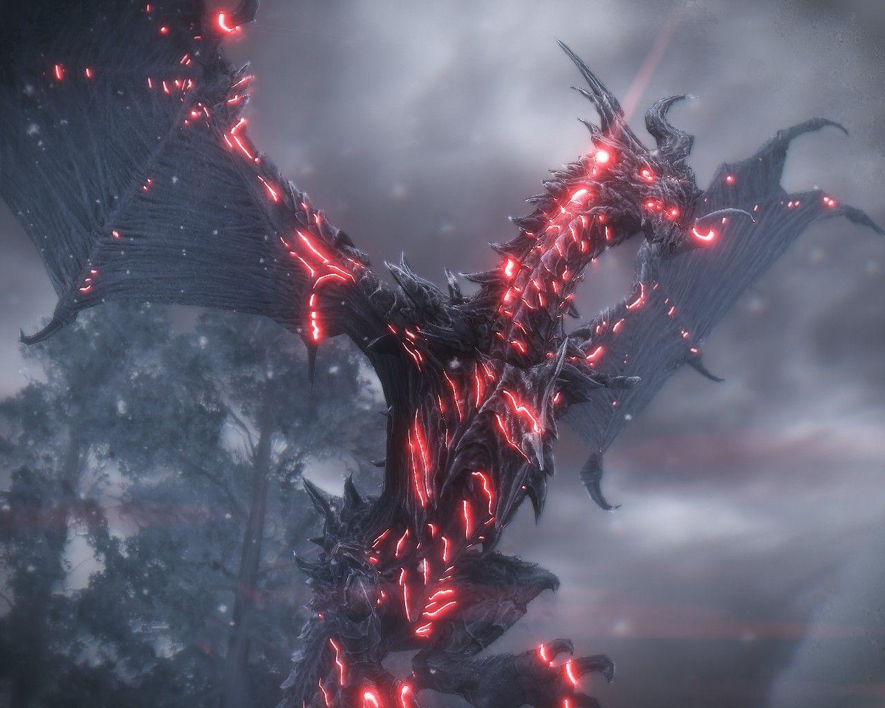 Skyrim special edition on the xbox one,. Red Eyes Darkness Dragon Wallpapers - Wallpaper Cave