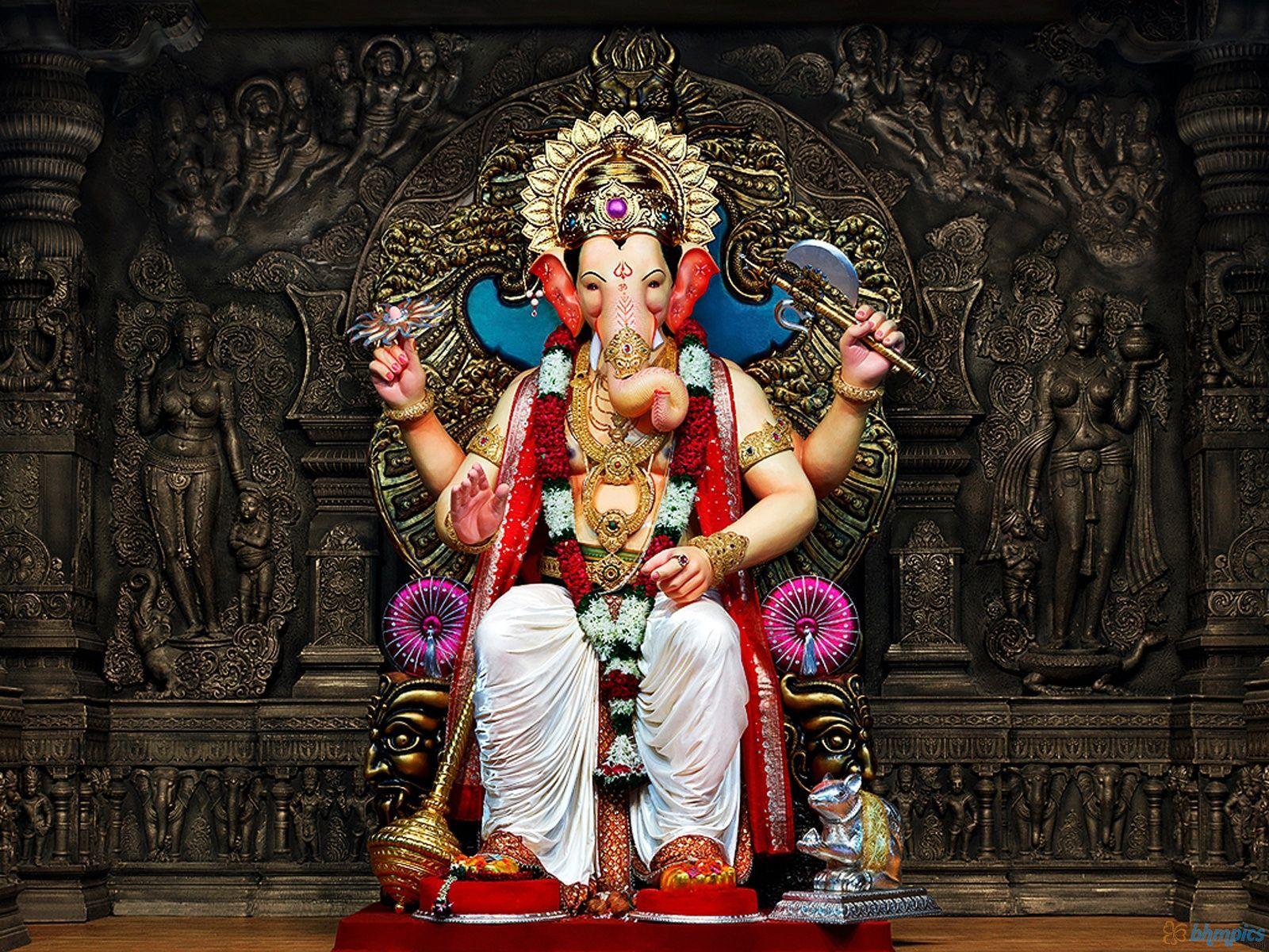 All are with high quality images pics photos of bhagwan . Shri Ganesh Desktop 4k Wallpapers Wallpaper Cave