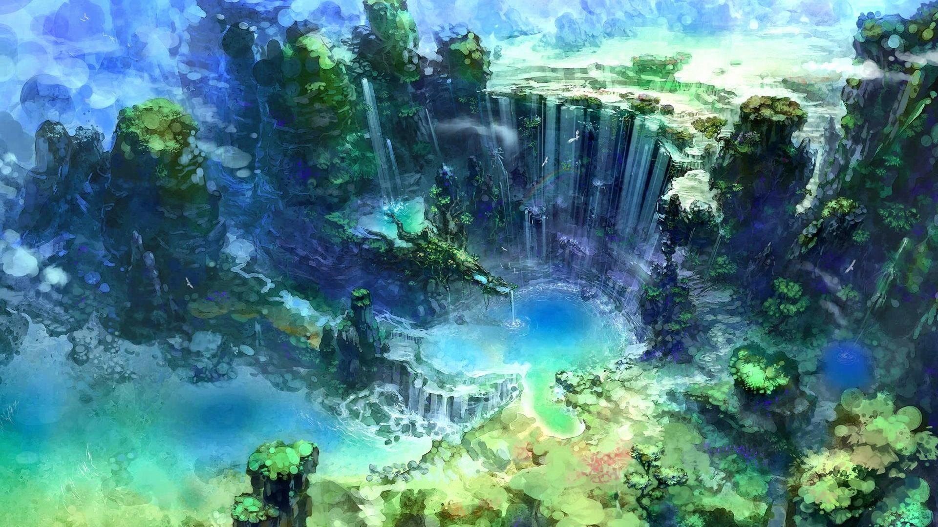 The great collection of anime nature wallpaper for desktop, laptop and mobiles. Anime Nature Wallpapers - Wallpaper Cave
