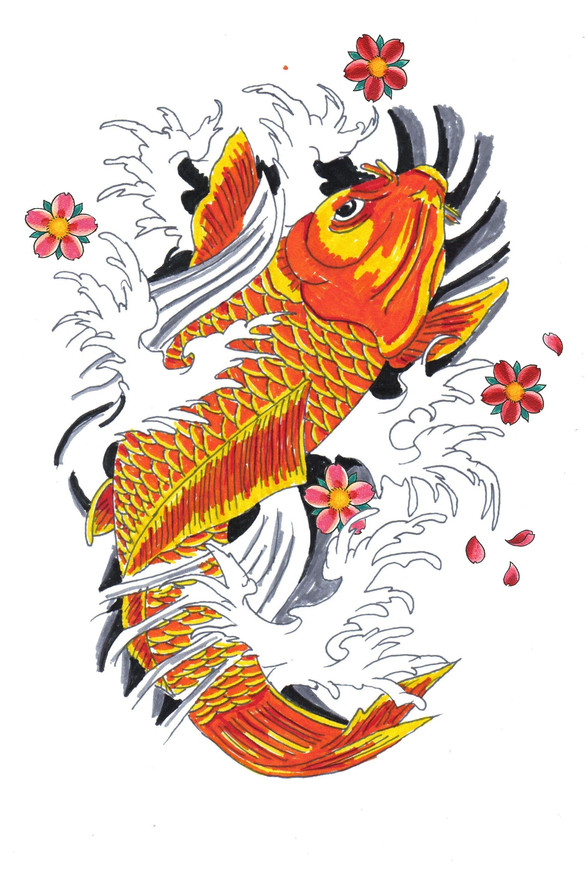 Japanese Koi Tattoo Wallpapers - Wallpaper Cave 2894_x_1960_jpg