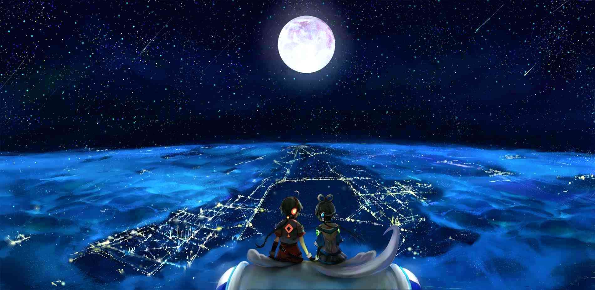 Contoh soal pelajaran puisi dan pidato populer anime backgrounds. Anime Night Wallpapers - Wallpaper Cave