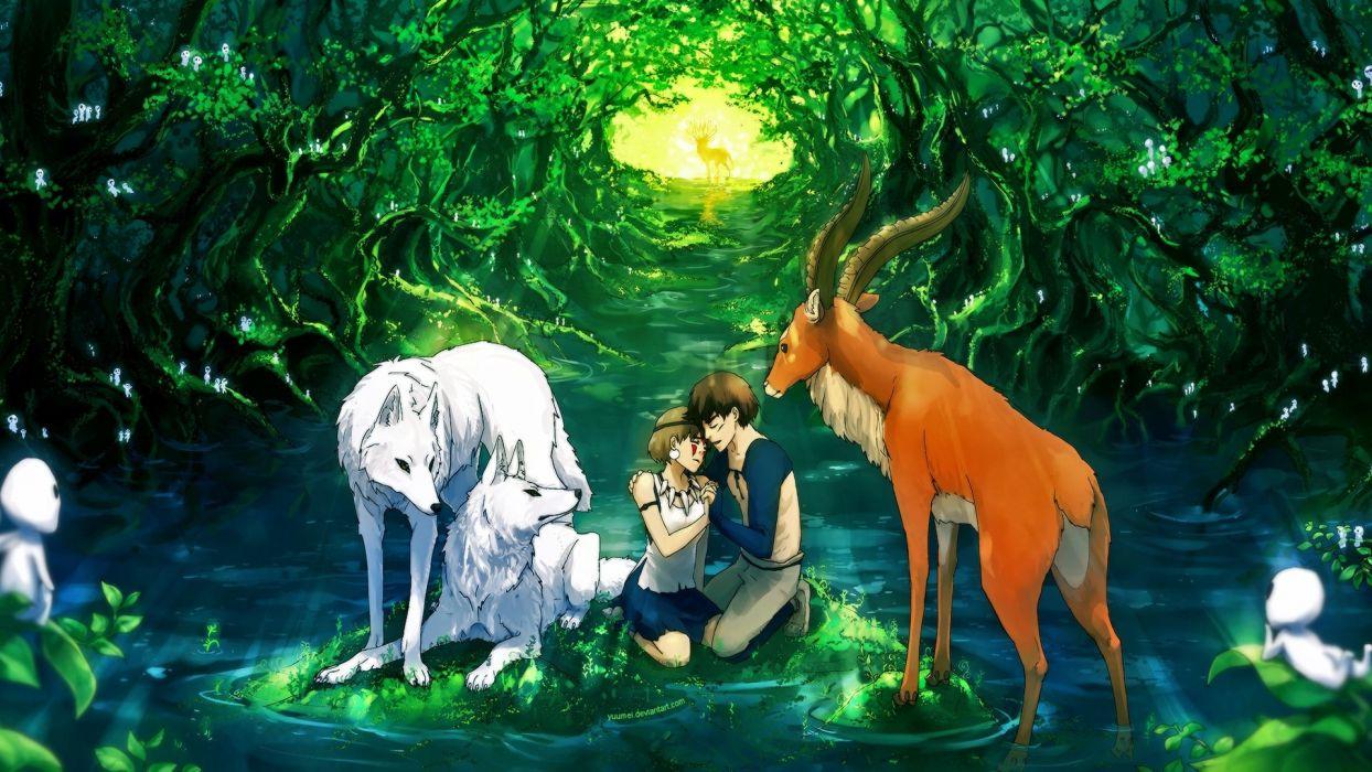 Looking for information on the manga wild animals? Anime Animals Forest Wallpapers Wallpaper Cave