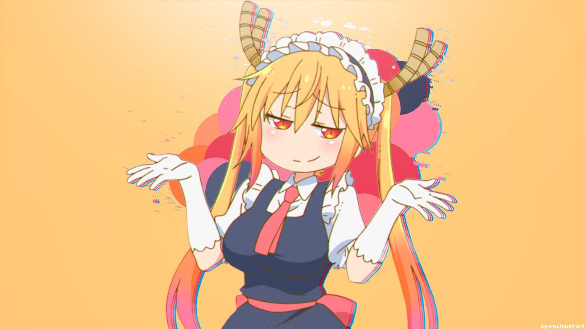 An office worker employs a kindhearted dragon to serve as her maid, and enters a world of comic misadventures. HD Quality Miss Kobayashis Dragon Maid Wallpaper ~ Joanna