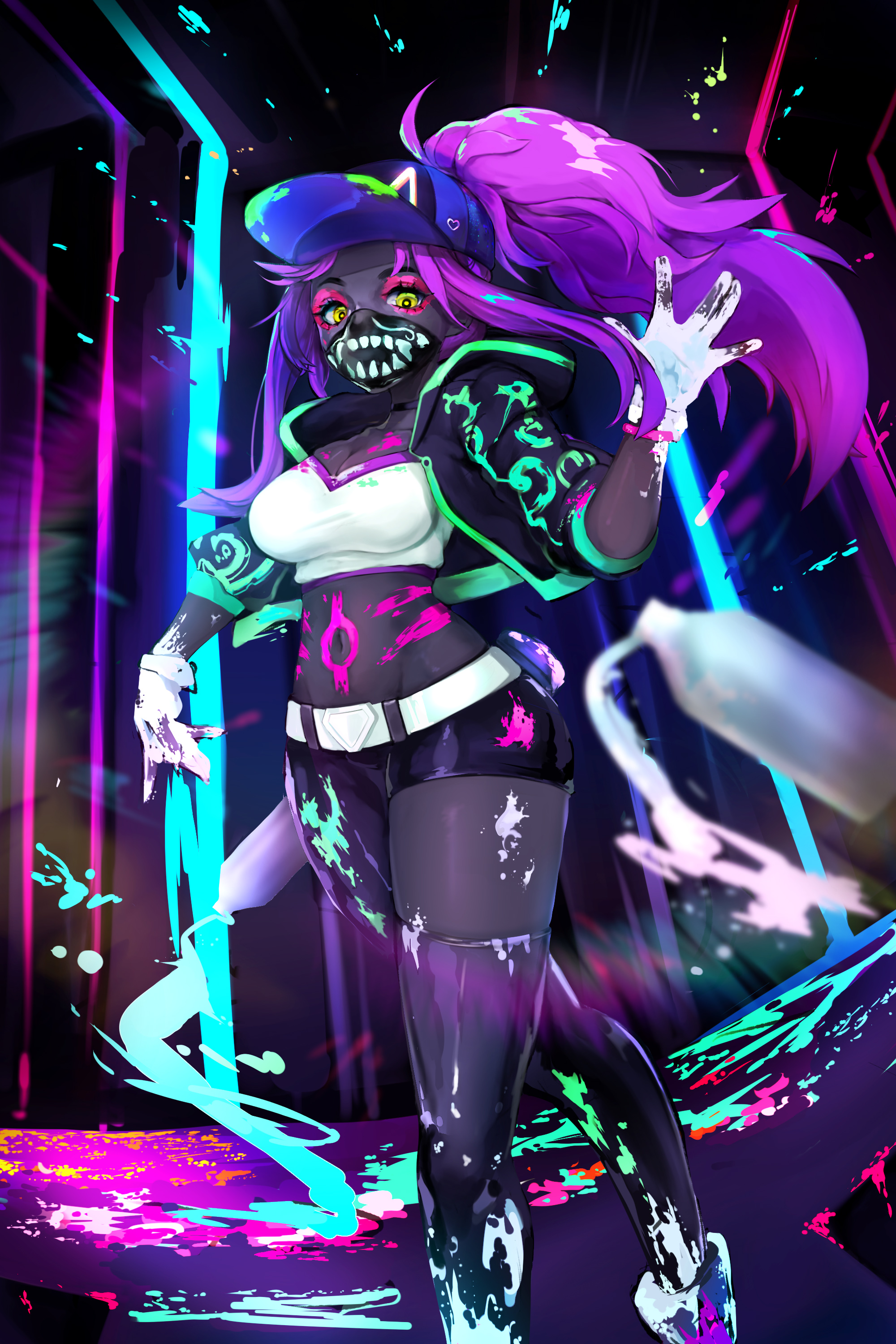 Download this beautiful wallpaper background for desktop, iphone, . League Of Legends Kda Skin Wallpaper - Game Wallpapers