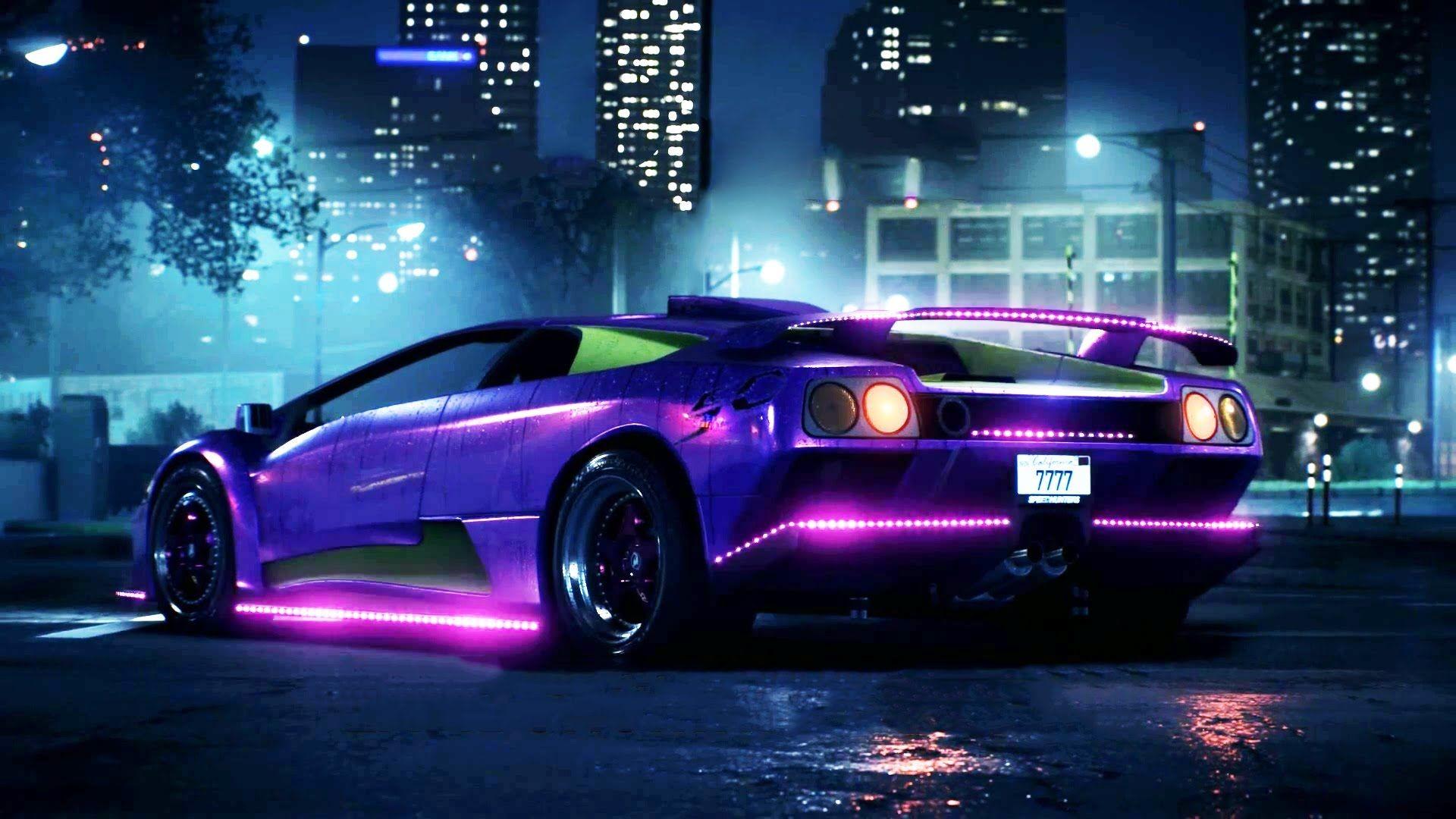 Looking for more ultra hd wallpapers . Neon Lamborghini Wallpapers Wallpaper Cave