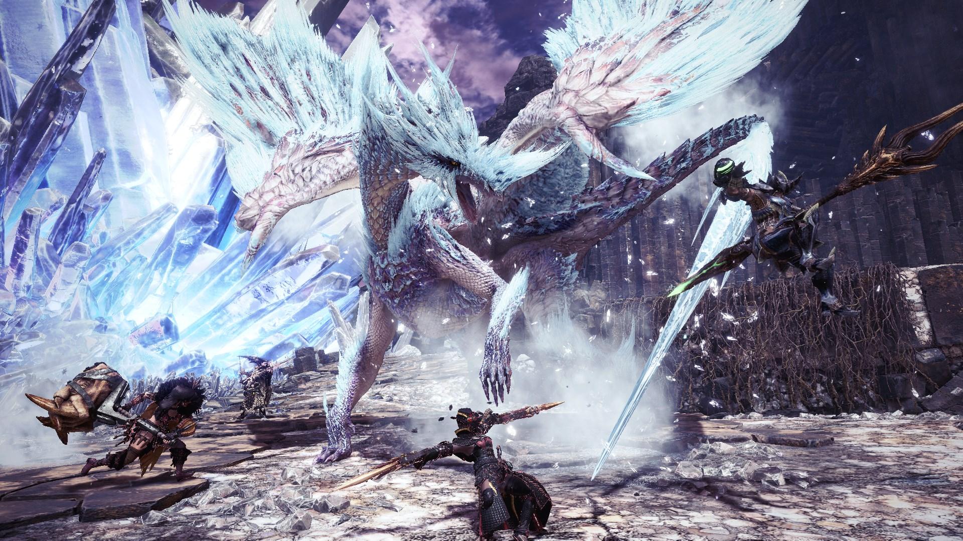 Iceborne wallpapers to download for free. Monster Hunter World Iceborne Velkhana Wallpapers
