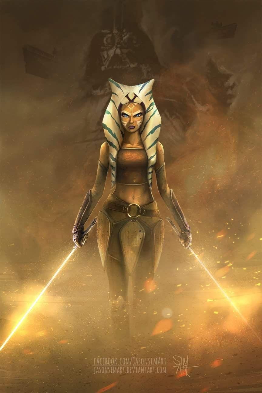 1242x2688 ahsoka tano and anakin skywalker art iphone xs max. Ahsoka Tano Clone Wars Iphone Wallpapers Wallpaper Cave