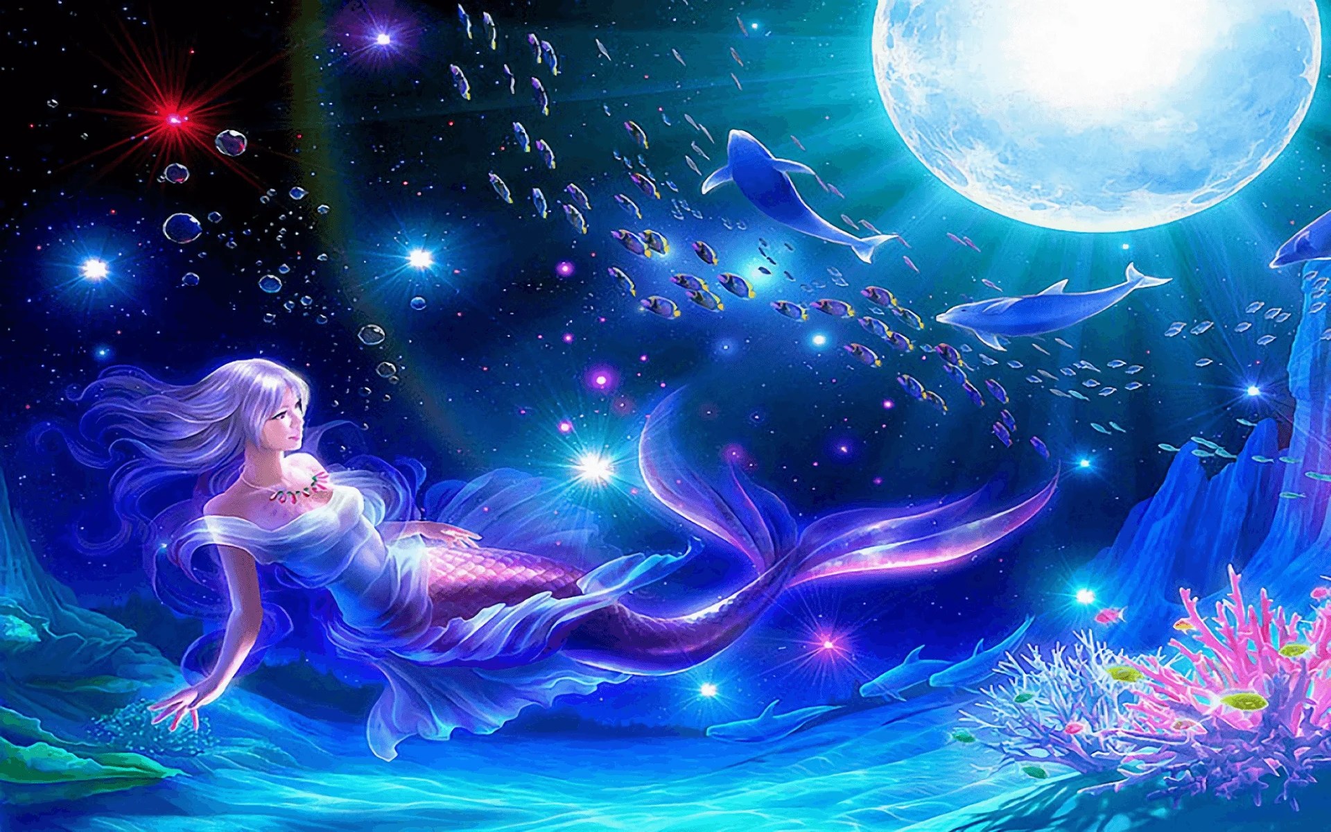 Ariel the mermaid ode to ariel. Anime Mermaid Hd Wallpapers Wallpaper Cave