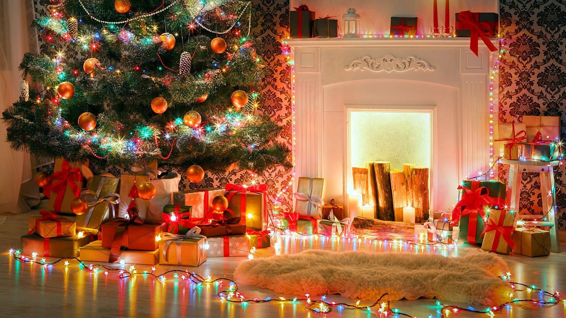Fraser fir xmas trees, nordman fir xmas trees and norway spruce … Christmas Fireplace 1920x1080 Wallpapers - Wallpaper Cave