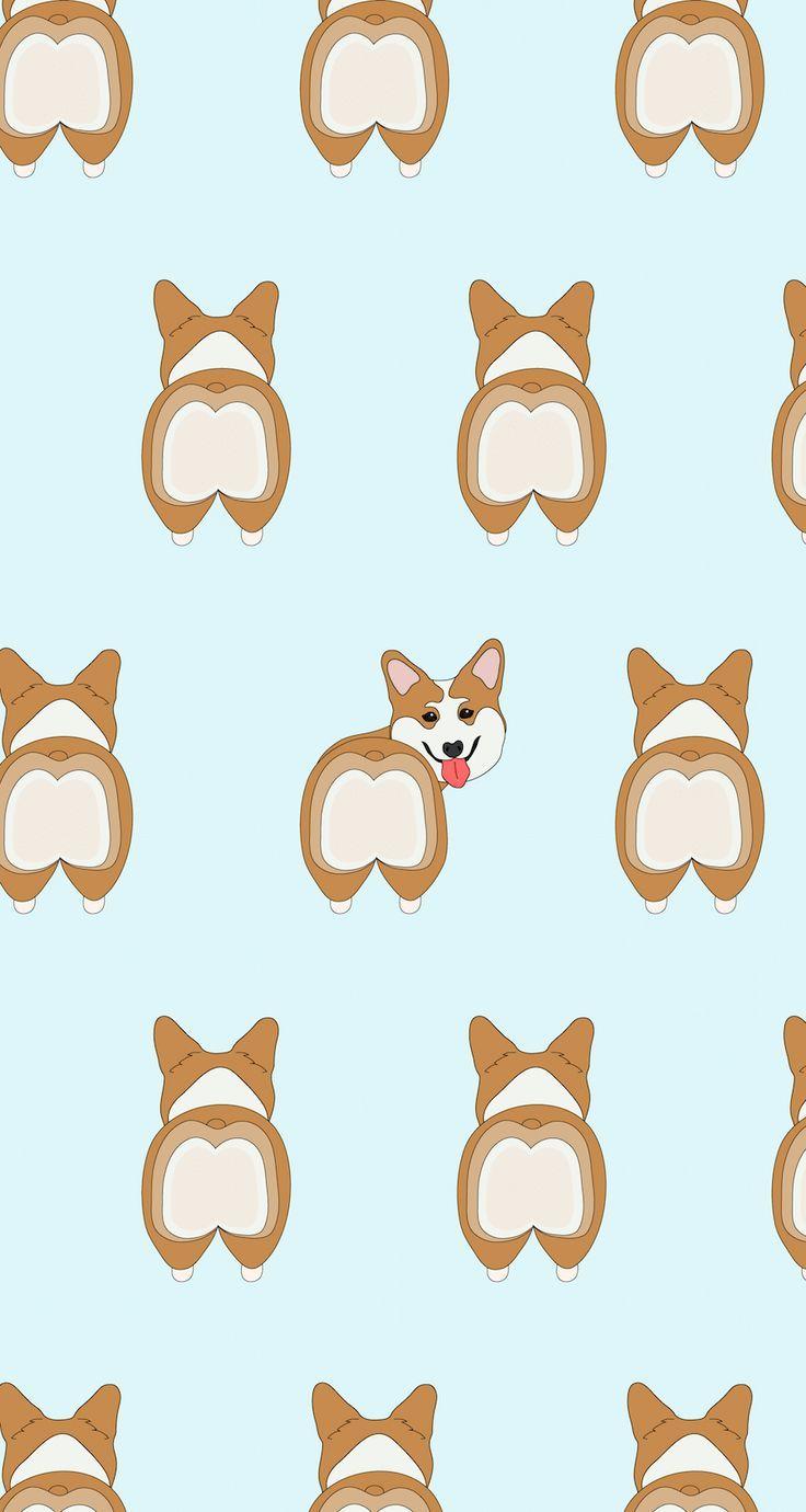 Dog, puppy, cute, cartoon, animal. Kawaii Dogs Wallpapers - Wallpaper Cave