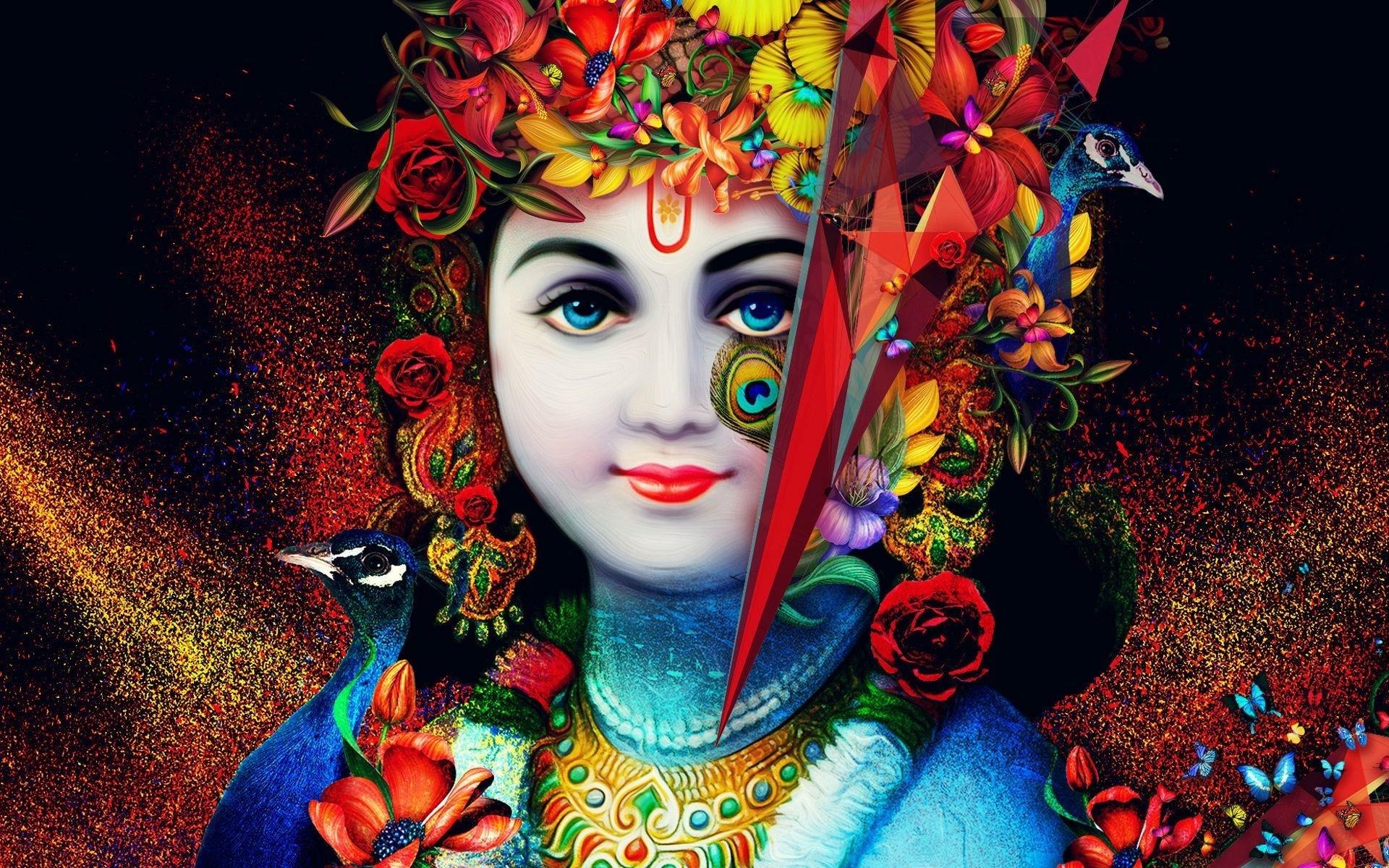 Full size mobile and desktop shri krishna wallpapers for all hindu god . Lord Bal Krishna Desktop Wallpapers - Wallpaper Cave