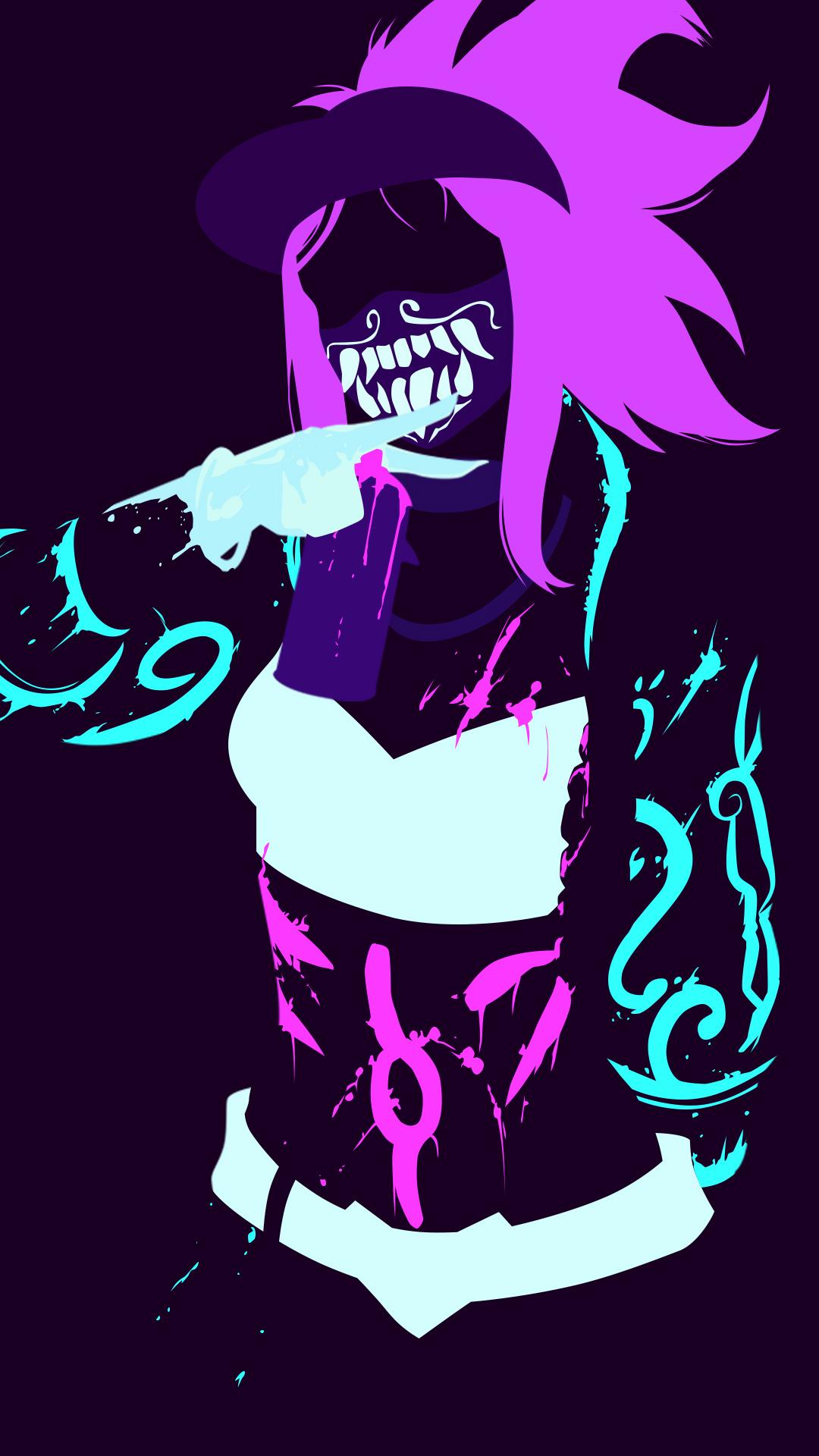 Colorful outdoor backgrounds can help you to feel relaxed or energized for the rest of the day. Kda Akali Phone Hd Wallpapers - Wallpaper Cave