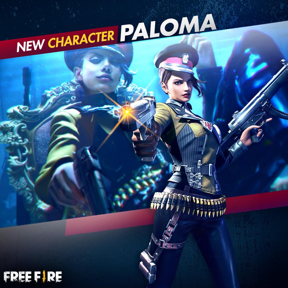Kaos anak cowok karakter skin free fire garena character kids tee baju tshirt o neck anak laki laki motif gambar freefire ff spurs adem nyaman lentur . Paloma Garena Free Fire Wallpapers Wallpaper Cave