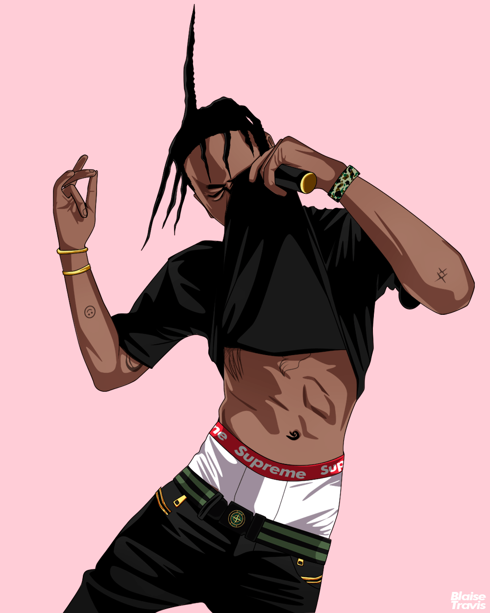 Find funny gifs, cute gifs, reaction gifs and more. Rappers Cartoons Wallpapers Wallpaper Cave