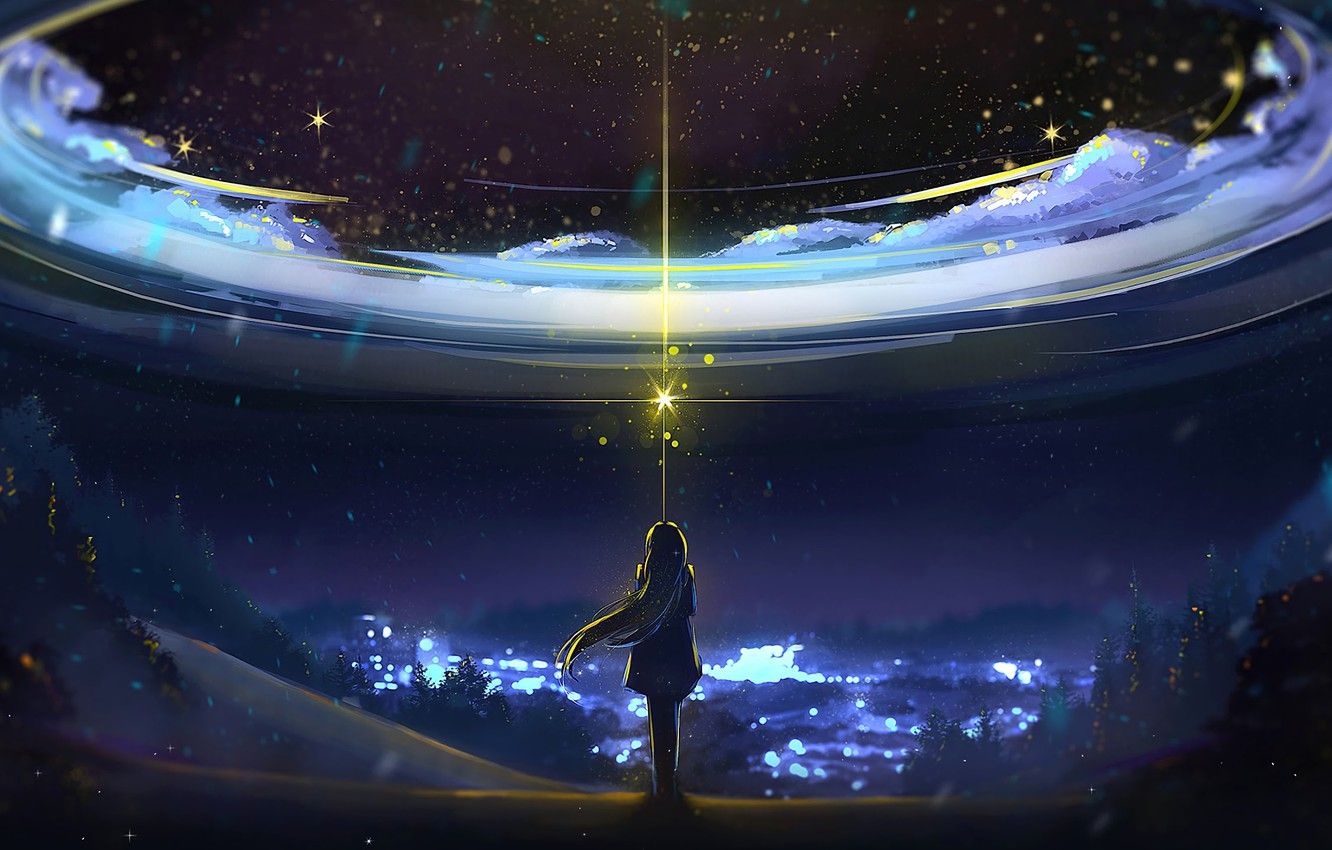 The last time i posted this it got a good reception: Anime Starry Sky Art Wallpapers - Wallpaper Cave