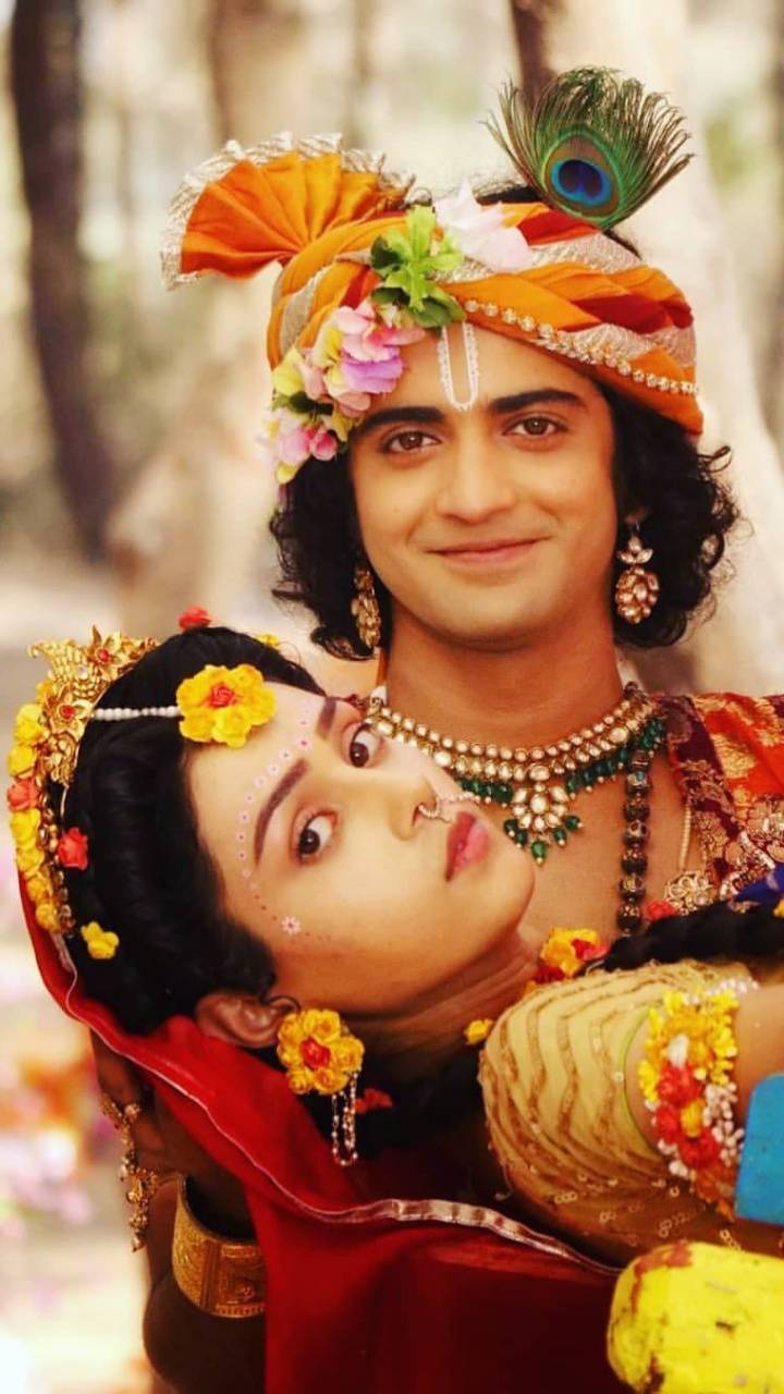Select from 2174 premium radha krishna of the highest quality. Radha Krishna Serial Phone Wallpapers - Wallpaper Cave