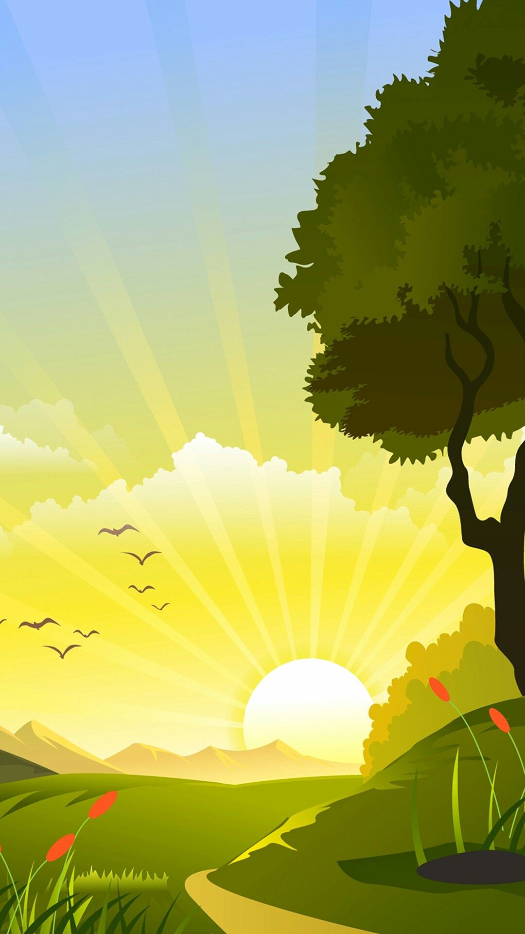 Pngtree provides you with 48 free cartoon landscape hd background images, vectors, banners and wallpaper. Phone Nature Cartoon Wallpapers - Wallpaper Cave