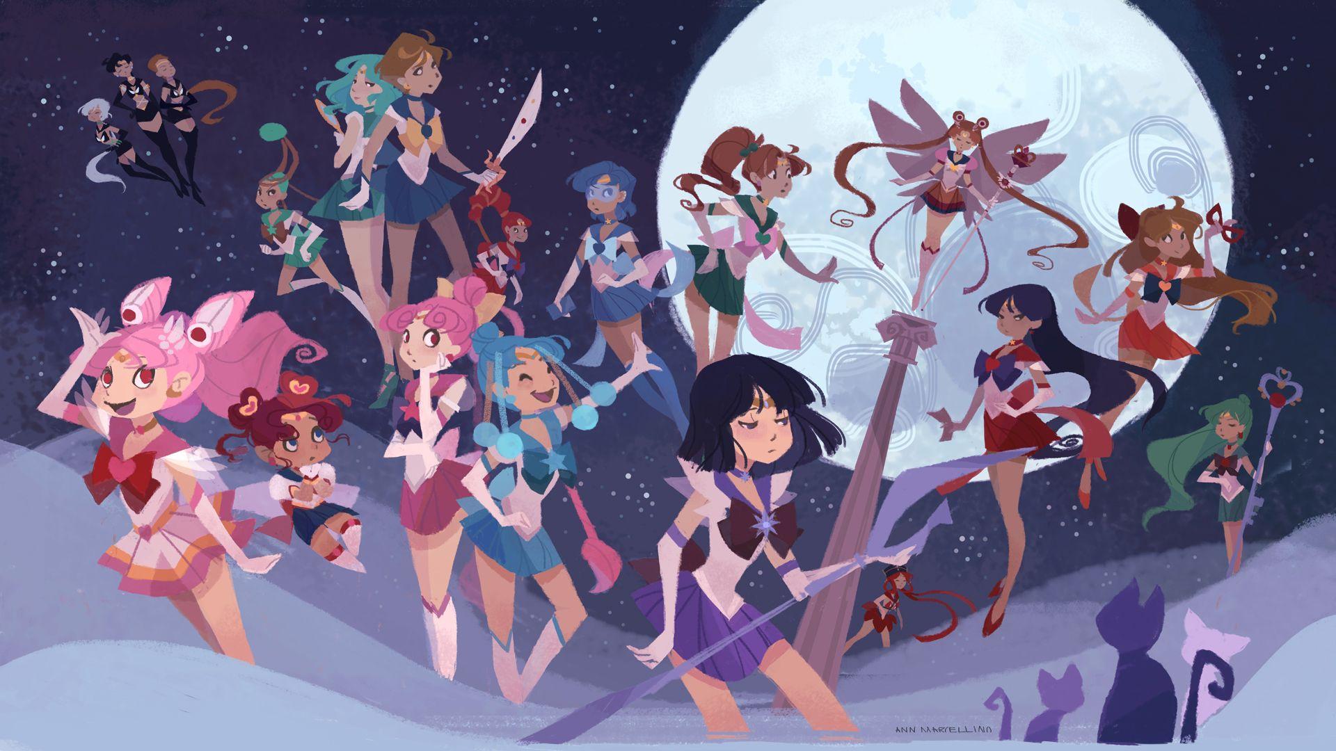 Turn new tab to custom sailor moon wallpapers. Aesthetic Sailor Moon Pc Wallpapers Wallpaper Cave