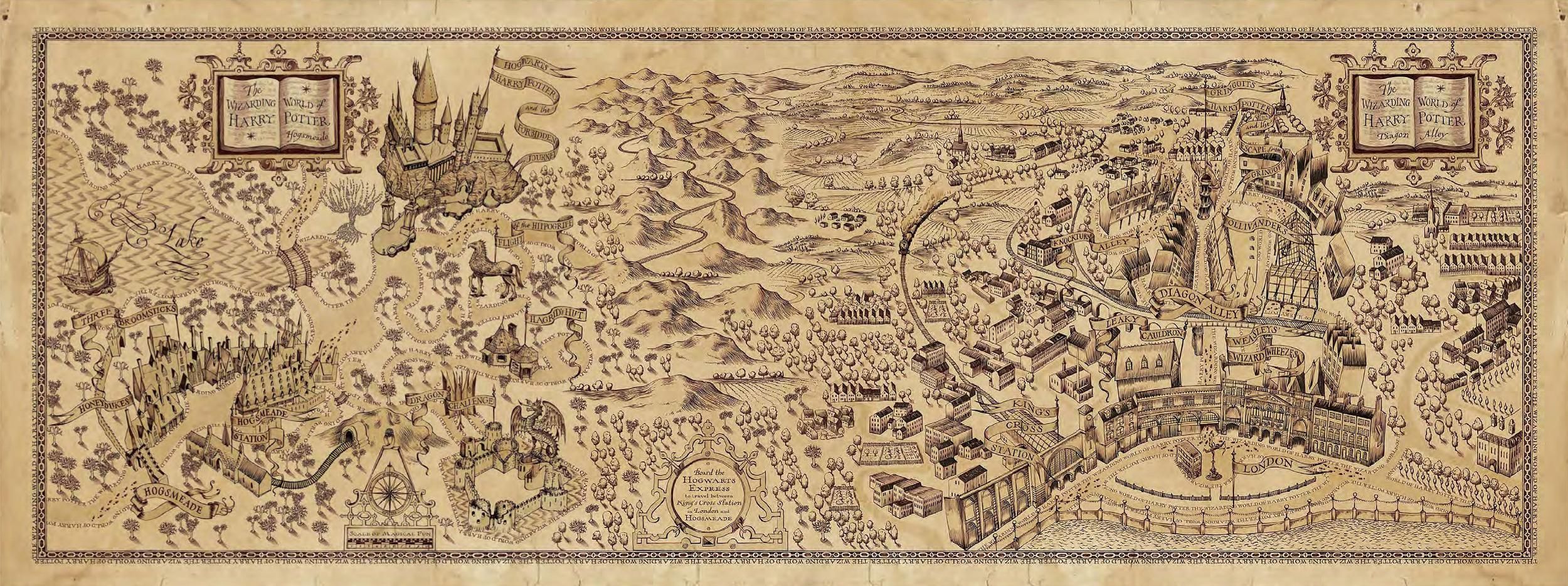 Interested in knowing what's nearby when you're traveling? Marauders Map Desktop Wallpapers - Wallpaper Cave