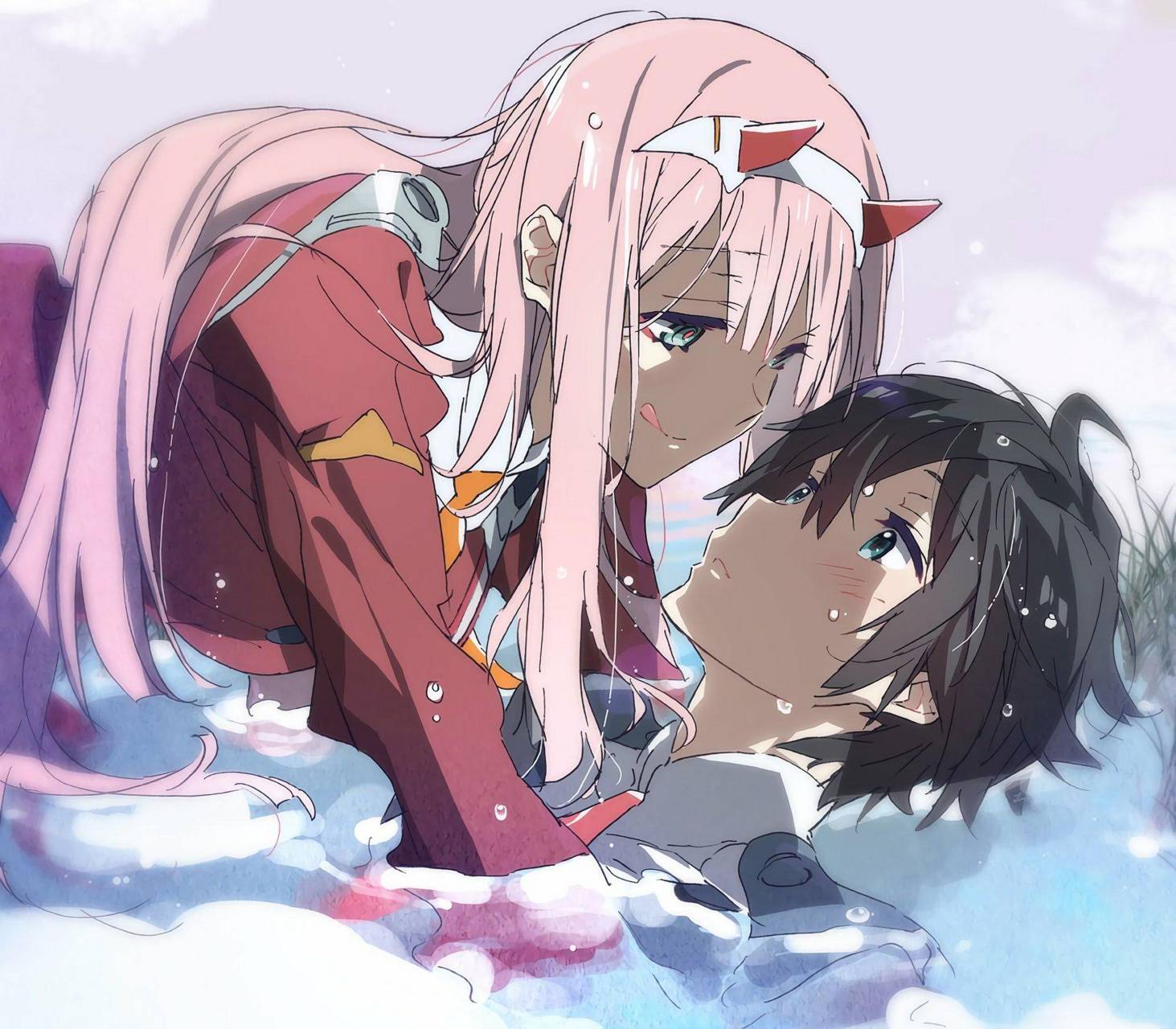 For other characters, see giselle (disambiguation). Zero Two And Hiro Wallpapers Wallpaper Cave